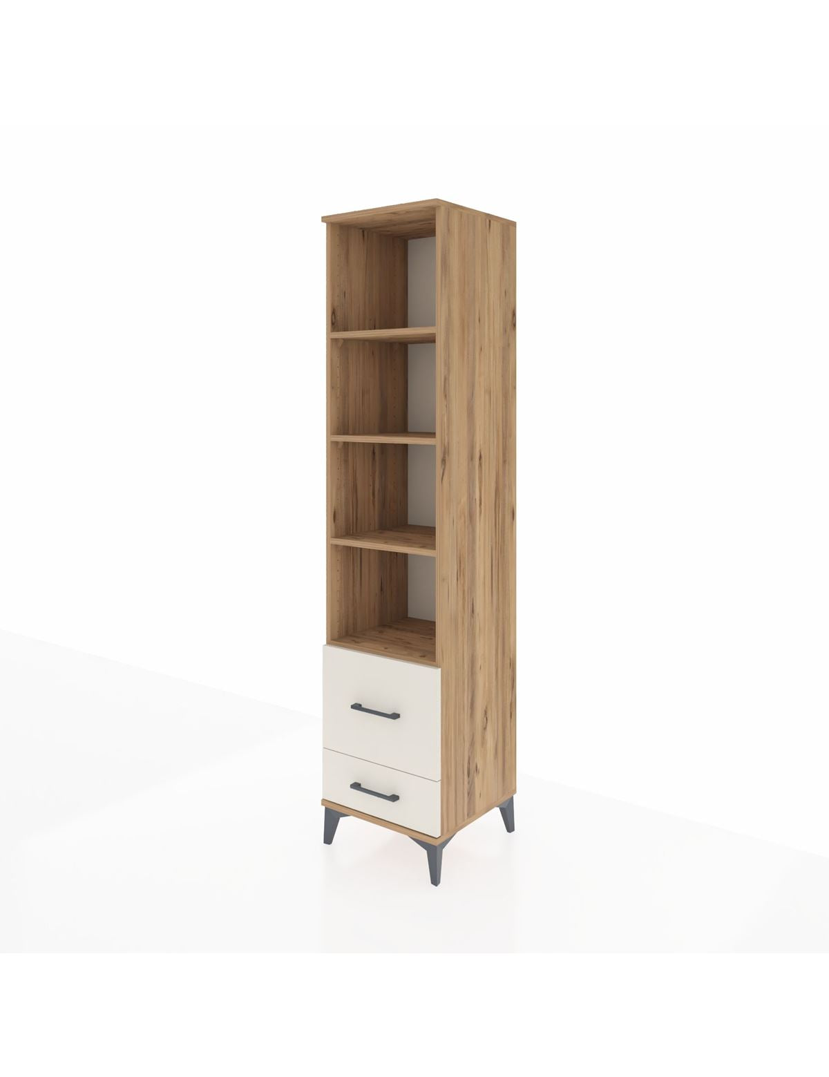 Hyperion Dolap 4 Raflı 2 Çekmeceli 44x44x195 - S58M018V7B