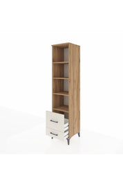 Hyperion Dolap 4 Raflı 2 Çekmeceli 44x44x195 Çam-Aytaşı