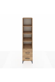 Hyperion Dolap 4 Raflı 2 Çekmeceli 44x44x195 Çam-Çam