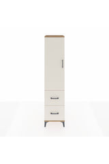 Hyperion Dolap 2 Raflı 2 Çekmeceli Tek Askılı 44x44x195