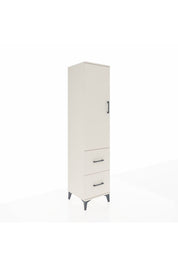 Hyperion Dolap 4 Raflı 2 Çekmeceli Tek Kapaklı 44x44x195 Aytaşı-Aytaşı