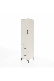 Hyperion Dolap 4 Raflı 2 Çekmeceli Tek Kapaklı 44x44x195 Aytaşı-Aytaşı