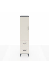 Hyperion Dolap 4 Raflı 2 Çekmeceli Tek Kapaklı 44x44x195