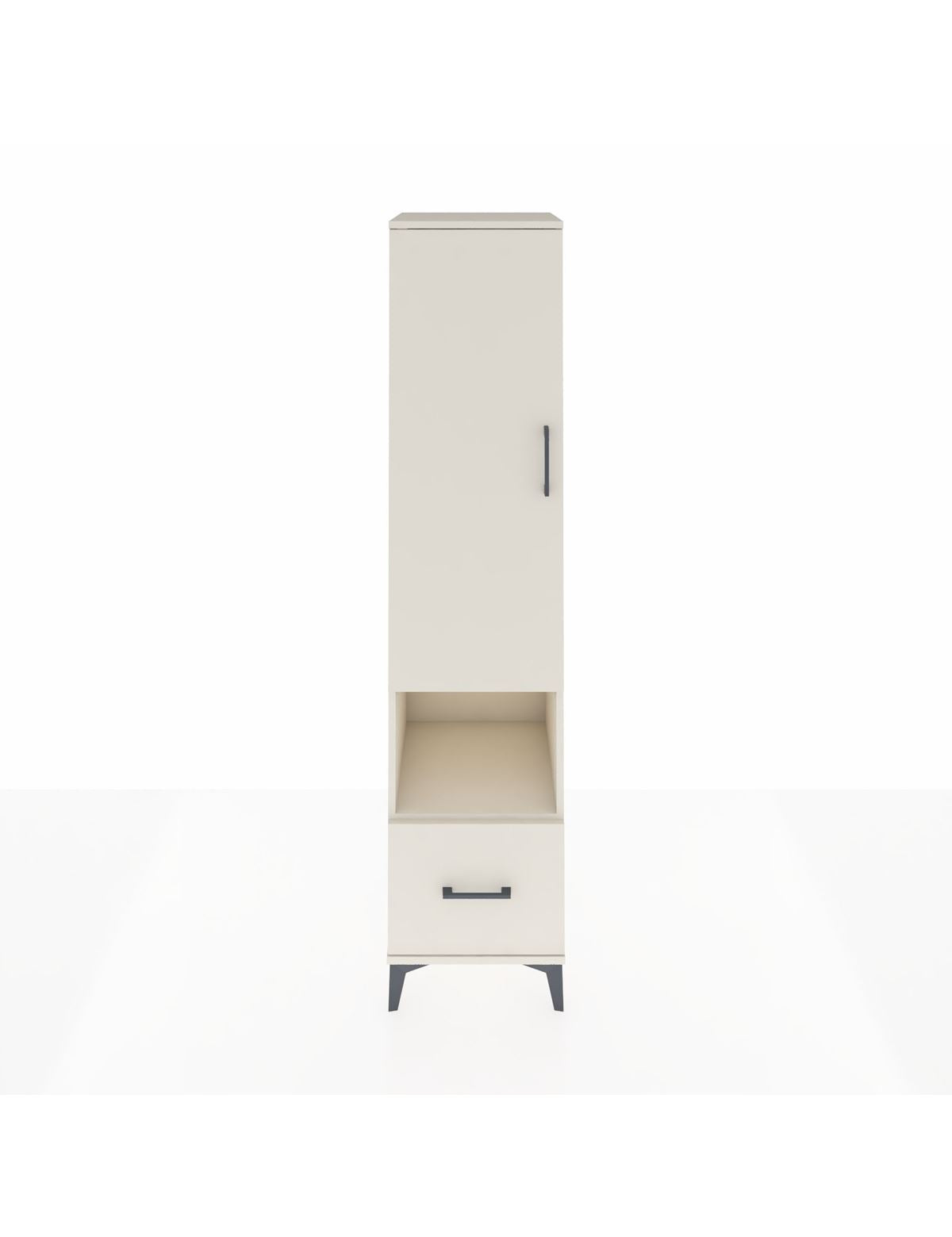 Hyperion Dolap 5 Raflı Tek Çekmeceli Tek Kapaklı 44x44x195 Aytaşı-Aytaşı