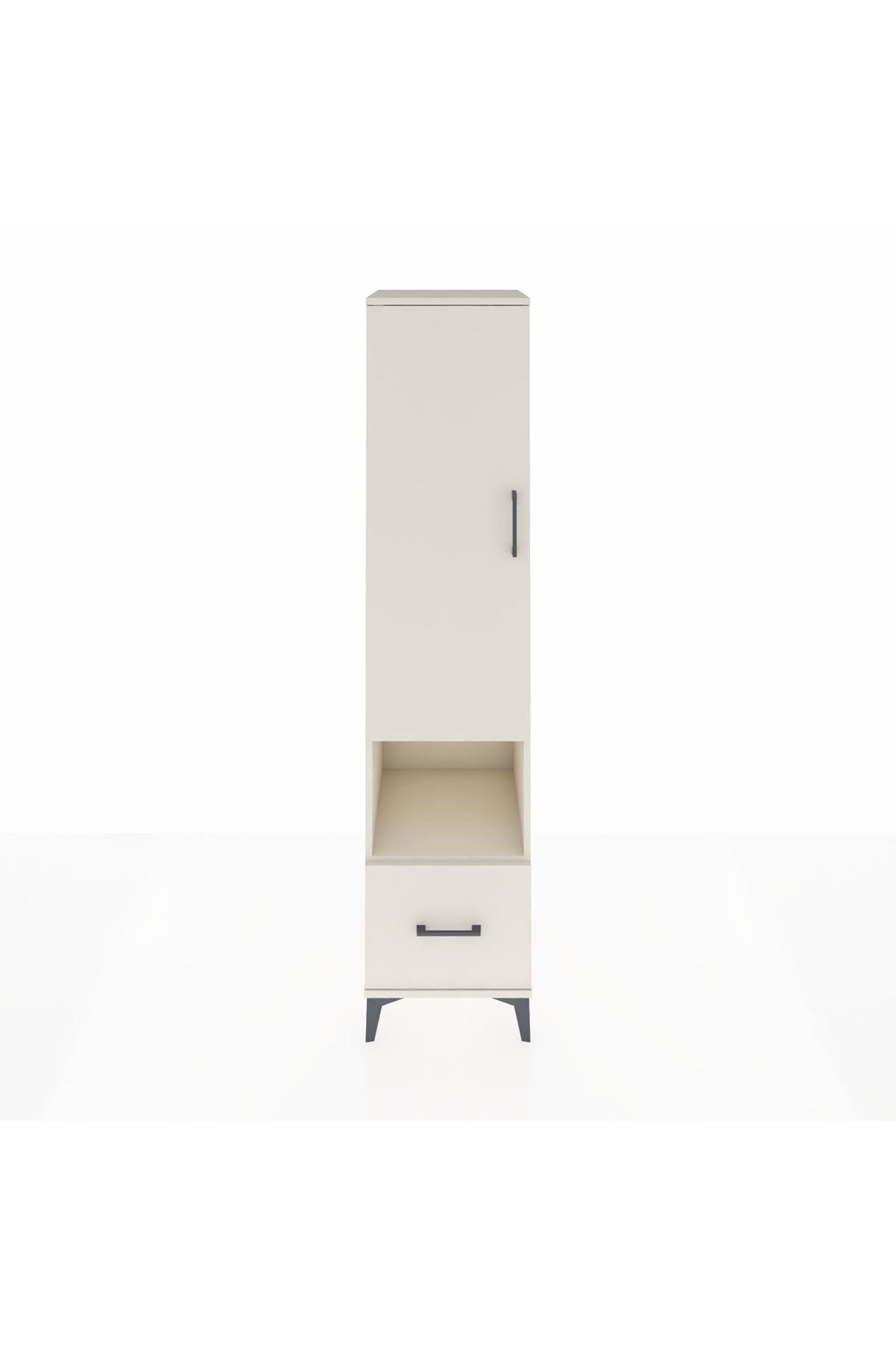 Hyperion Dolap 5 Raflı Tek Çekmeceli Tek Kapaklı 44x44x195 Aytaşı-Aytaşı