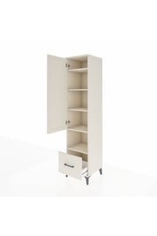 Hyperion Dolap 5 Raflı Tek Çekmeceli Tek Kapaklı 44x44x195 Aytaşı-Aytaşı