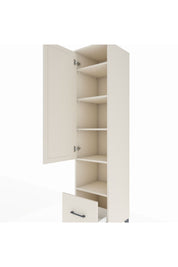 Hyperion Dolap 5 Raflı Tek Çekmeceli Tek Kapaklı 44x44x195 Aytaşı-Aytaşı