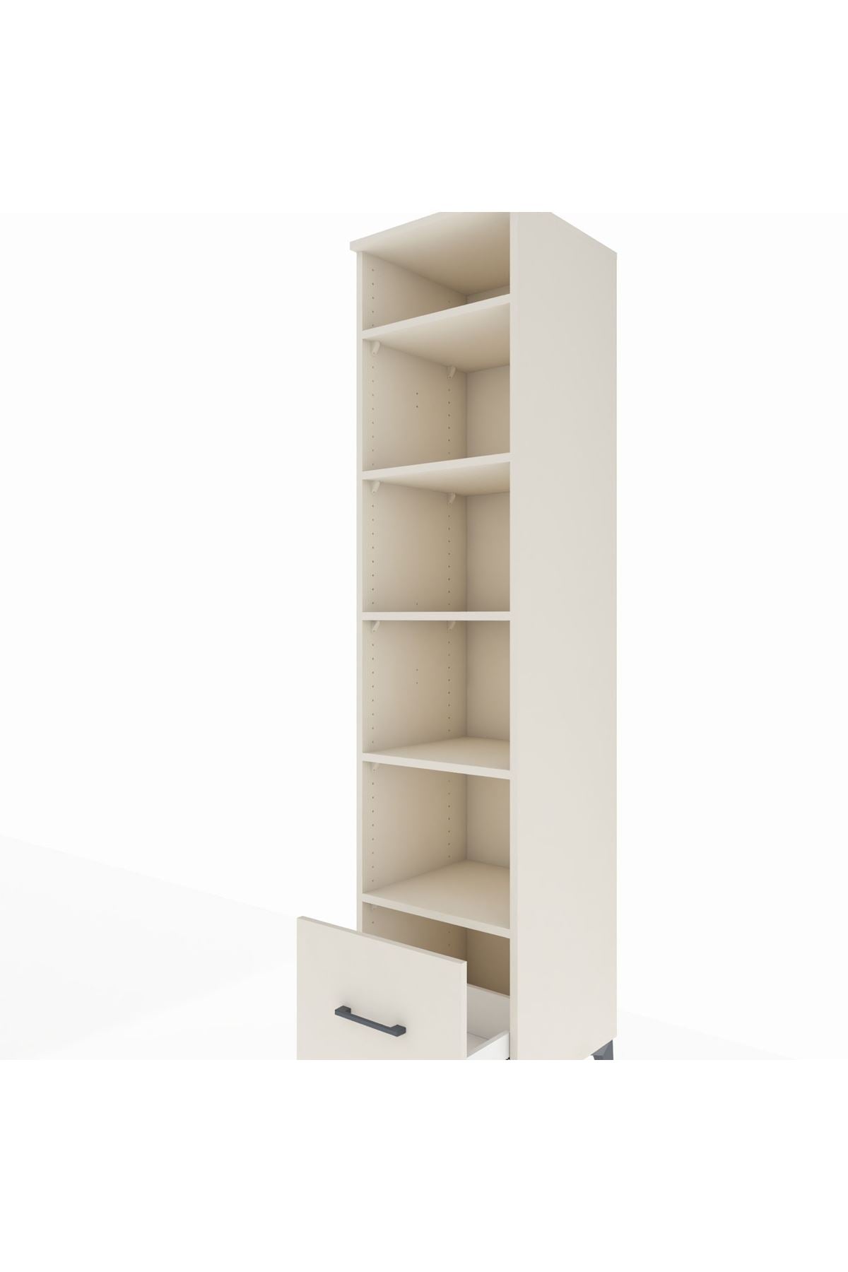 Hyperion Dolap 5 Raflı Tek Çekmeceli 44x44x195 Aytaşı-Aytaşı