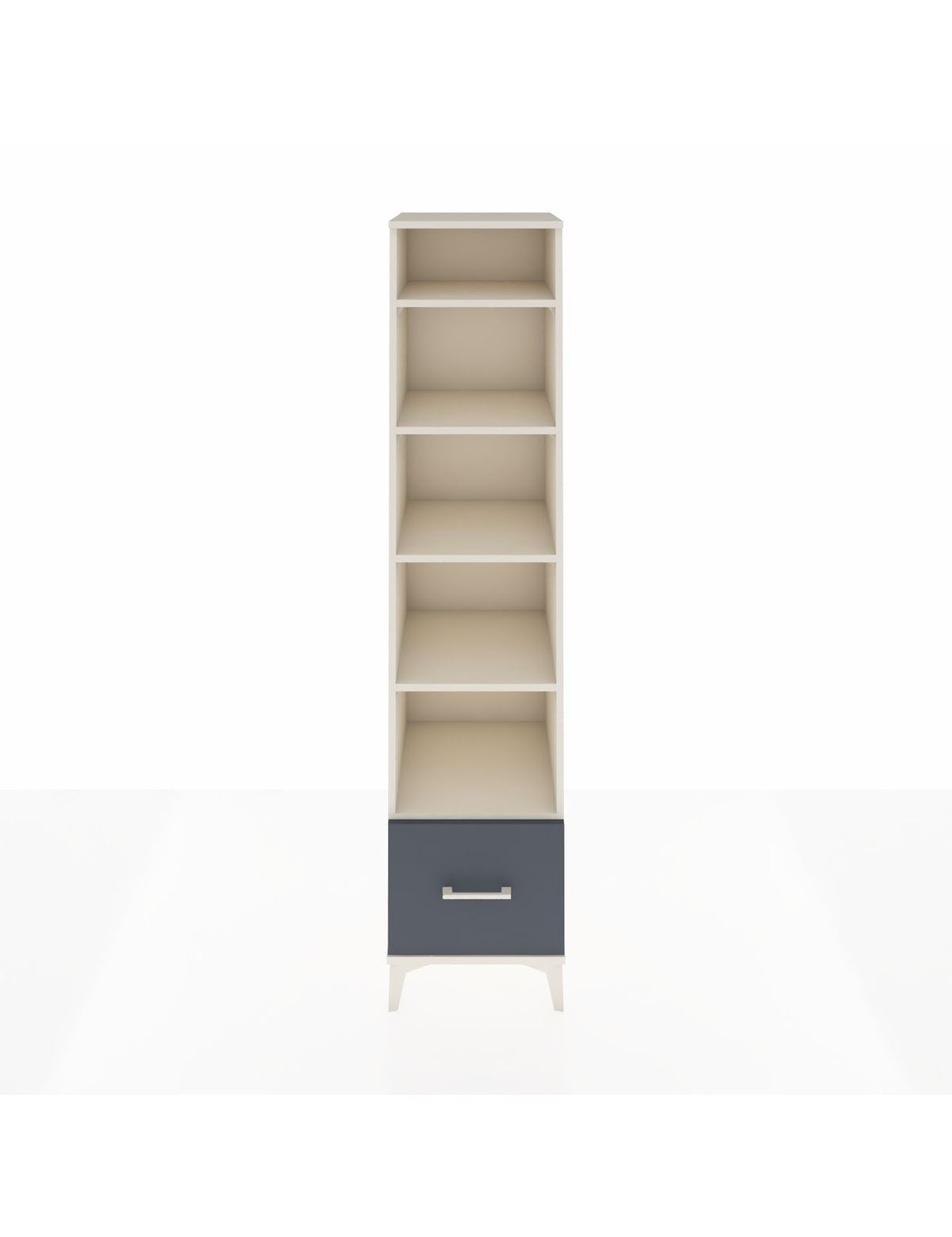 Hyperion Dolap 5 Raflı Tek Çekmeceli 44x44x195 Aytaşı-Antrasit