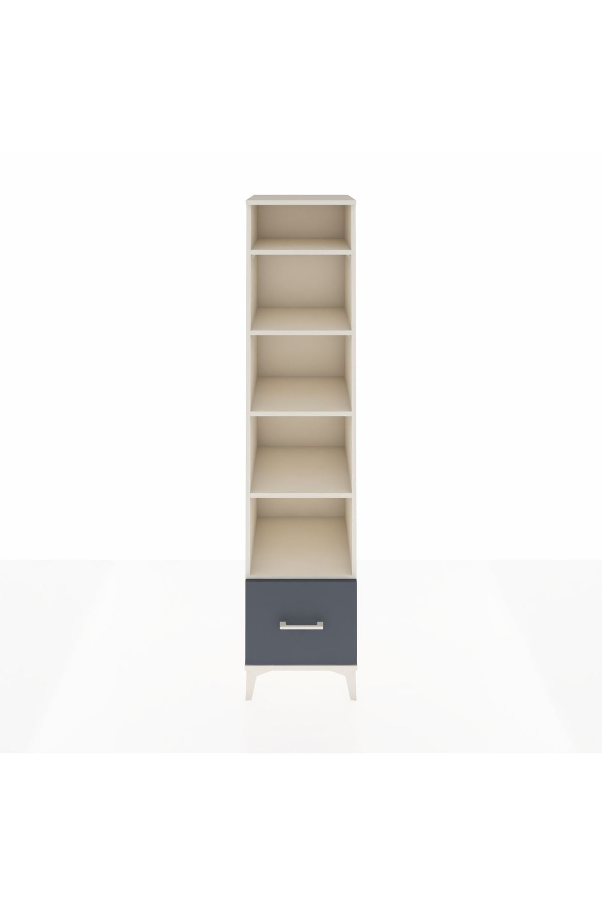 Hyperion Dolap 5 Raflı Tek Çekmeceli 44x44x195 Aytaşı-Antrasit