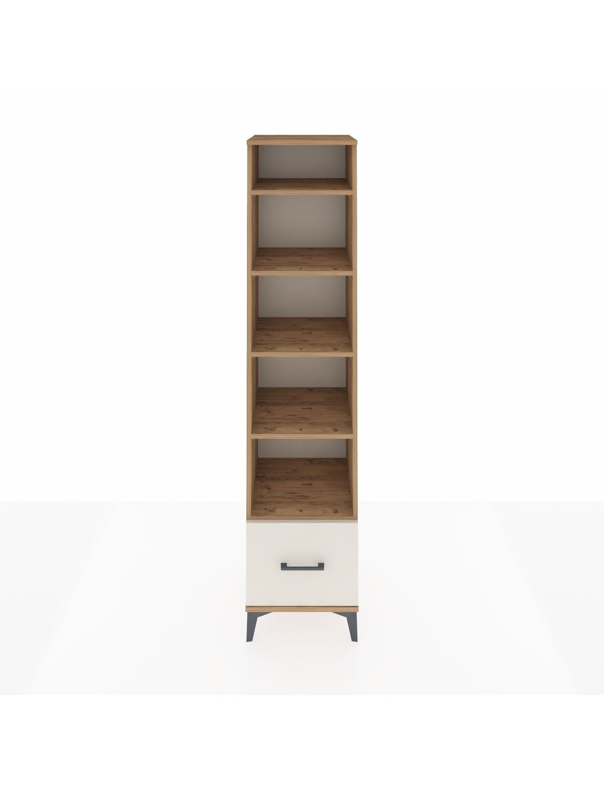 Hyperion Dolap 5 Raflı Tek Çekmeceli 44x44x195 Çam-Aytaşı