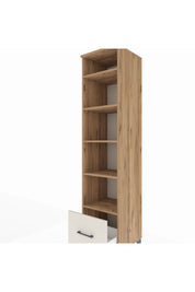 Hyperion Dolap 5 Raflı Tek Çekmeceli 44x44x195 Çam-Aytaşı