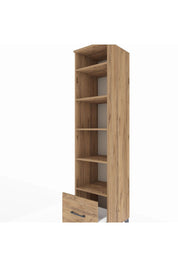 Hyperion Dolap 5 Raflı Tek Çekmeceli 44x44x195 Çam-Çam