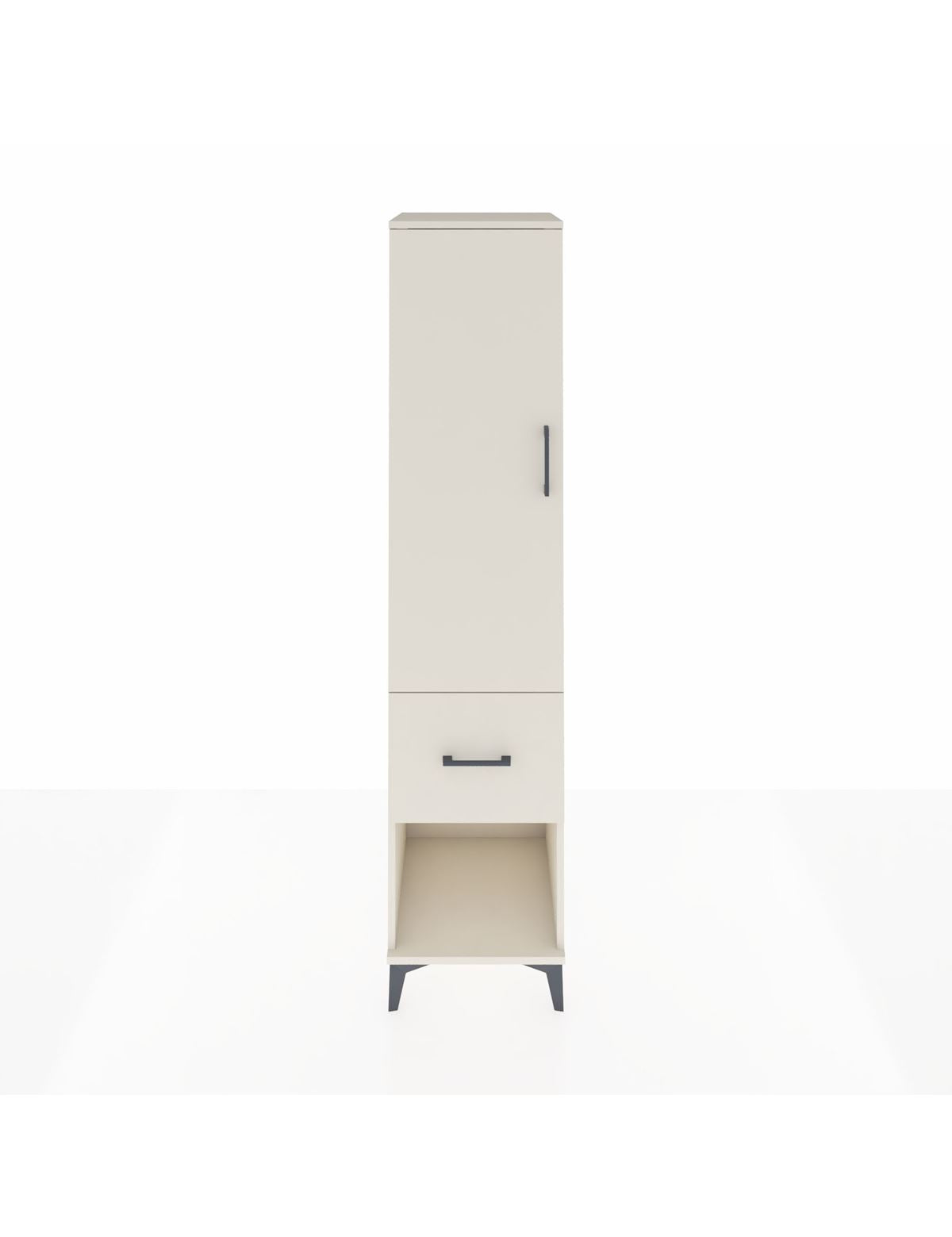 Hyperion Dolap 2 Raflı Tek Çekmeceli Tek Askılı 44x44x195 Aytaşı-Aytaşı