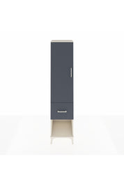 Hyperion Dolap 2 Raflı Tek Çekmeceli Tek Askılı 44x44x195 Aytaşı-Antrasit