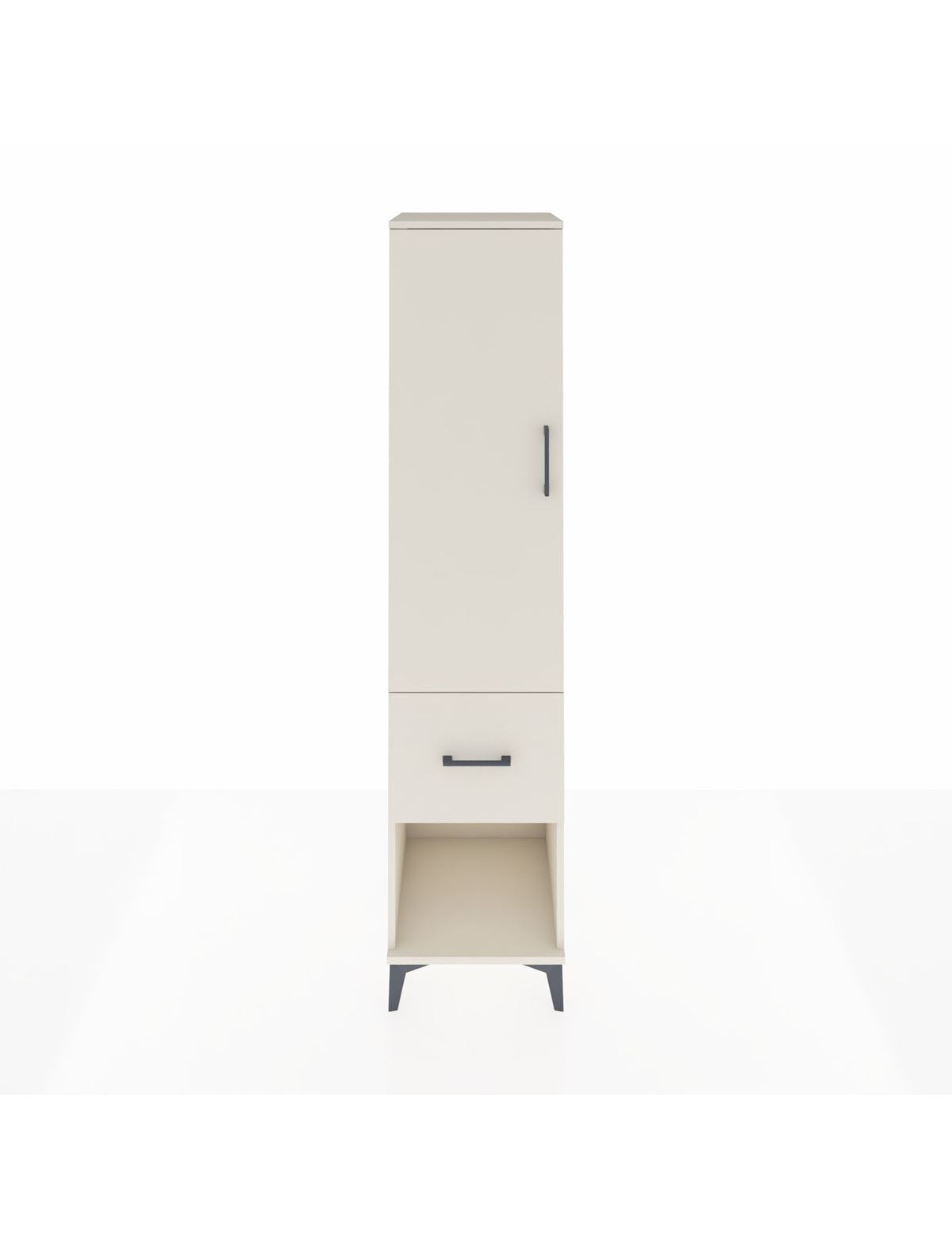 Hyperion Dolap 4 Raflı Tek Çekmeceli Tek Kapaklı 44x44x195 Aytaşı-Aytaşı