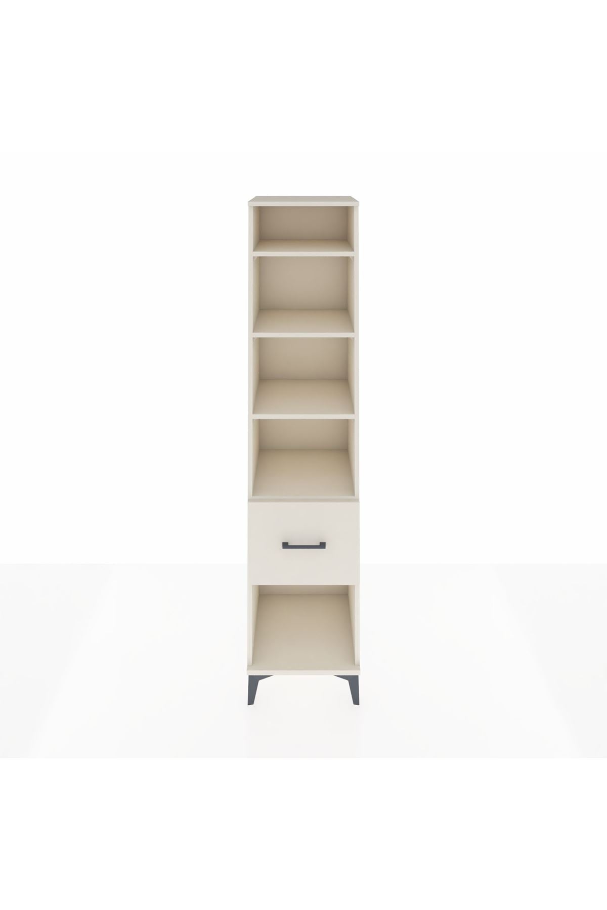 Hyperion Dolap 4 Raflı Tek Çekmeceli 44x44x195 Aytaşı-Aytaşı