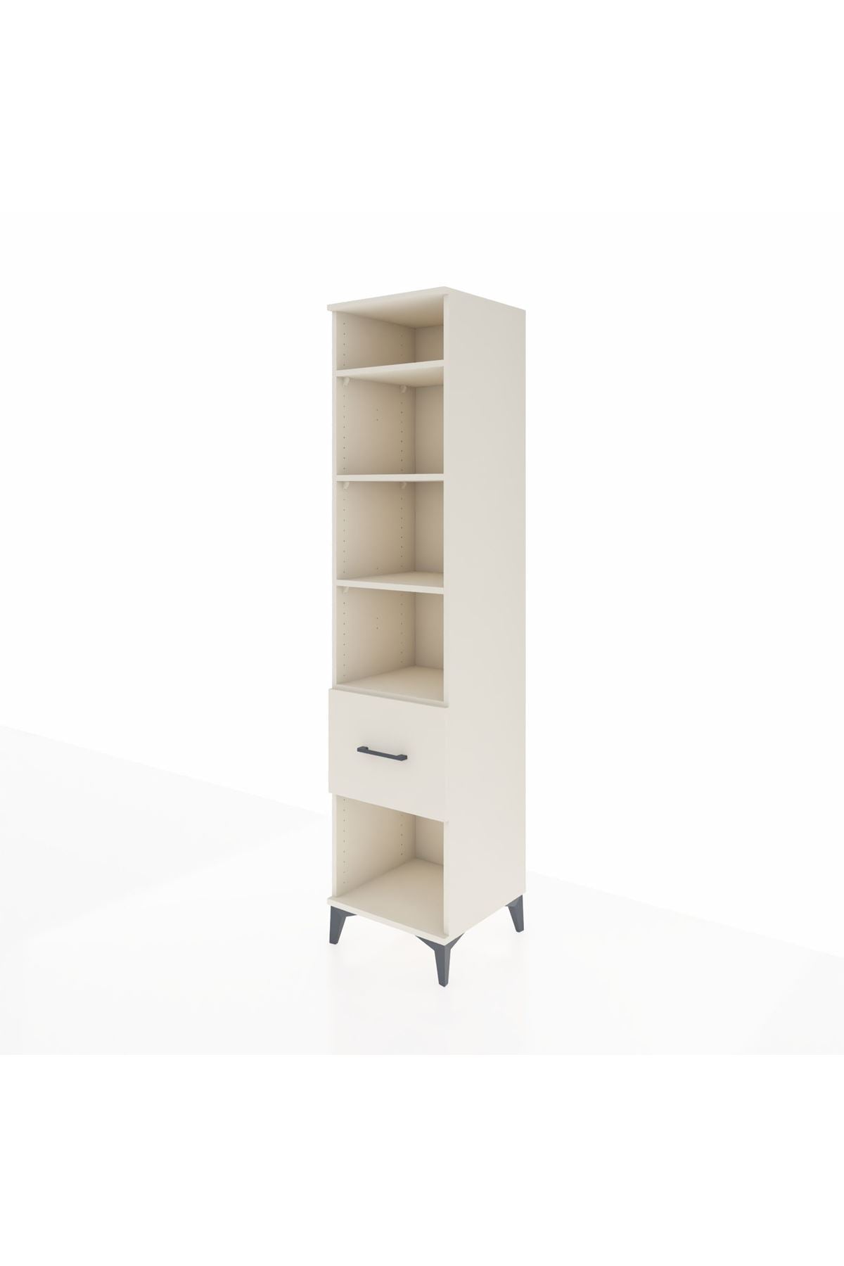 Hyperion Dolap 4 Raflı Tek Çekmeceli 44x44x195 Aytaşı-Aytaşı