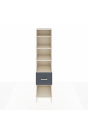 Hyperion Dolap 4 Raflı Tek Çekmeceli 44x44x195 Aytaşı-Antrasit