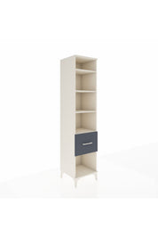 Hyperion Dolap 4 Raflı Tek Çekmeceli 44x44x195 Aytaşı-Antrasit