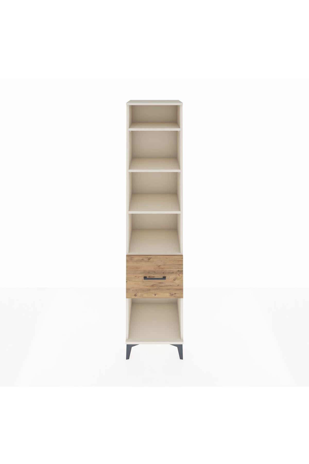 Hyperion Dolap 4 Raflı Tek Çekmeceli 44x44x195 Aytaşı-Çam