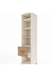 Hyperion Dolap 4 Raflı Tek Çekmeceli 44x44x195 Aytaşı-Çam