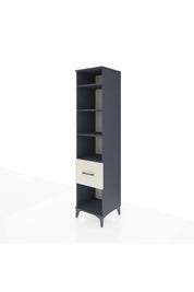 Hyperion Dolap 4 Raflı Tek Çekmeceli 44x44x195 Antrasit-Aytaşı