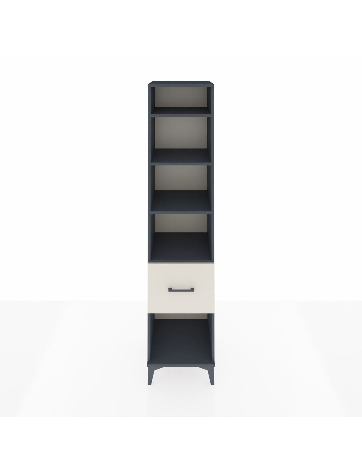 Hyperion Dolap 4 Raflı Tek Çekmeceli 44x44x195 Antrasit-Aytaşı