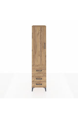 Hyperion Dolap 2 Raflı 3 Çekmeceli Tek Askılı 44x44x195