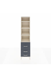 Hyperion Dolap 4 Raflı 3 Çekmeceli 44x44x195 Aytaşı-Antrasit