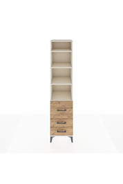 Hyperion Dolap 4 Raflı 3 Çekmeceli 44x44x195 Aytaşı-Çam