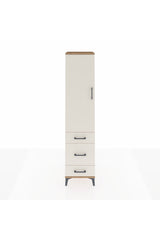Hyperion Dolap 2 Raflı 3 Çekmeceli Tek Askılı 44x44x195