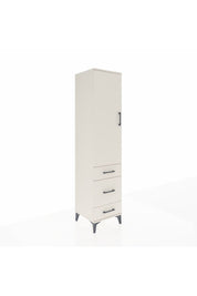 Hyperion Dolap 4 Raflı 3 Çekmeceli Tek Kapaklı 44x44x195 Aytaşı-Aytaşı