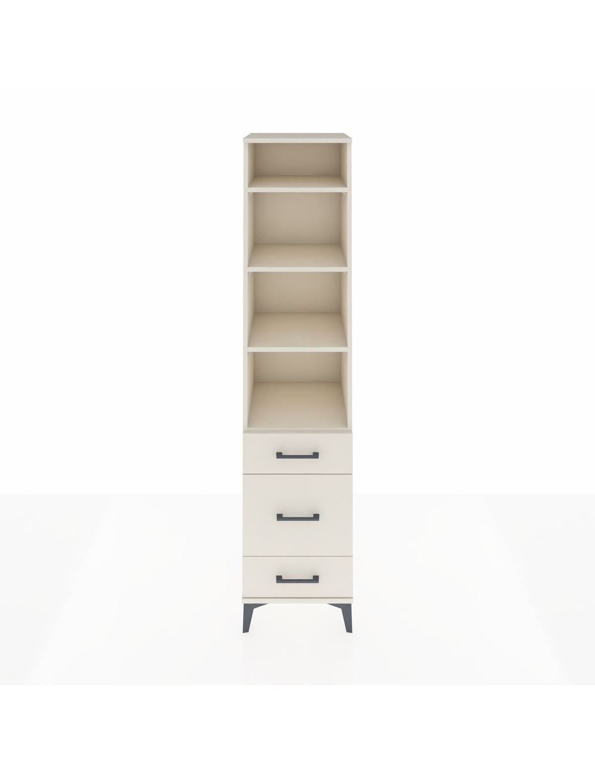 Hyperion Dolap 4 Raflı 3 Çekmeceli 44x44x195 Aytaşı-Aytaşı