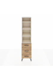 Hyperion Dolap 4 Raflı 3 Çekmeceli 44x44x195 Aytaşı-Çam