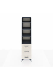 Hyperion Dolap 4 Raflı 3 Çekmeceli 44x44x195 Antrasit-Aytaşı