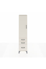 Hyperion Dolap 2 Raflı 3 Çekmeceli Tek Askılı 44x44x195