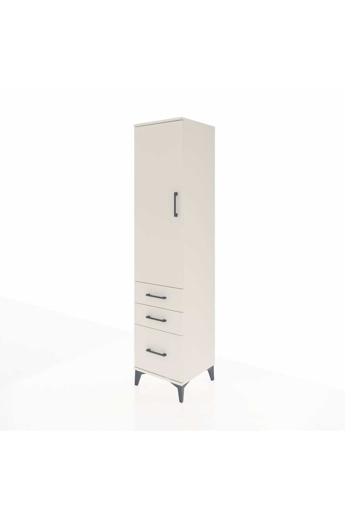 Hyperion Dolap 2 Raflı 3 Çekmeceli Tek Askılı 44x44x195 Aytaşı-Aytaşı