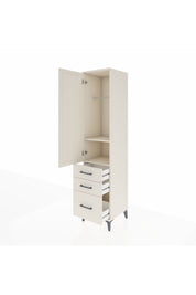 Hyperion Dolap 2 Raflı 3 Çekmeceli Tek Askılı 44x44x195 Aytaşı-Aytaşı