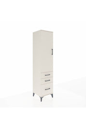 Hyperion Dolap 4 Raflı 3 Çekmeceli Tek Kapaklı 44x44x195 Aytaşı-Aytaşı