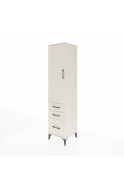 Hyperion Dolap 4 Raflı 3 Çekmeceli Tek Kapaklı 44x44x195 Aytaşı-Aytaşı