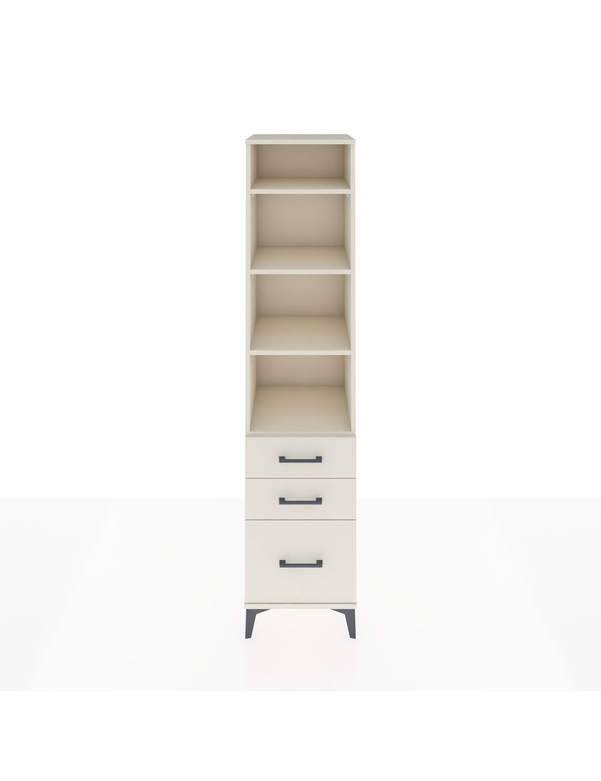 Hyperion Dolap 4 Raflı 3 Çekmeceli 44x44x195 Aytaşı-Aytaşı