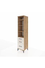 Hyperion Dolap 4 Raflı 3 Çekmeceli 44x44x195 Çam-Aytaşı