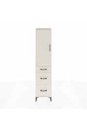 Hyperion Dolap Tek Raflı 3 Çekmeceli Tek Askılı 44x44x195 Aytaşı-Aytaşı