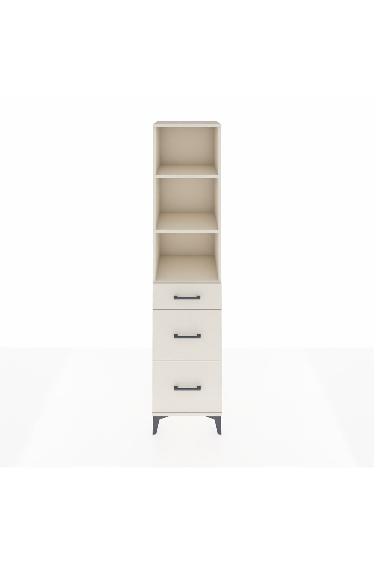 Hyperion Dolap 3 Raflı 3 Çekmeceli 44x44x195 Aytaşı-Aytaşı