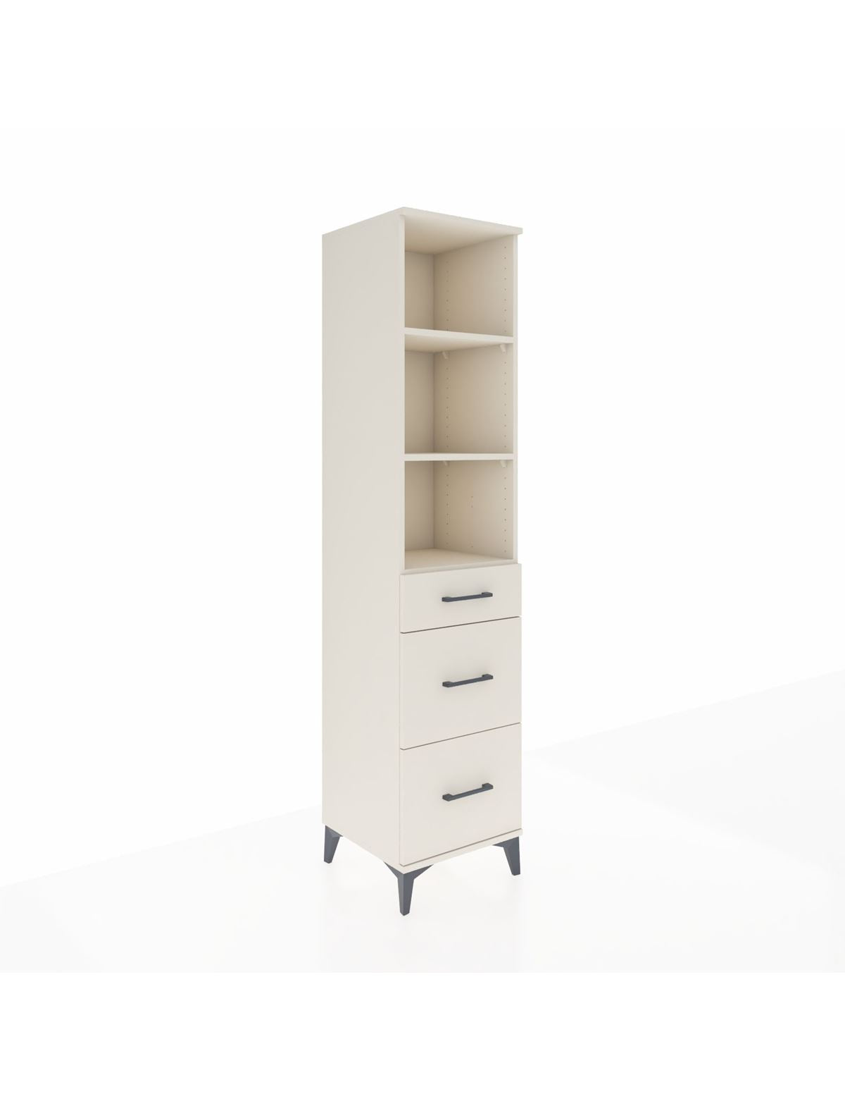 Hyperion Dolap 3 Raflı 3 Çekmeceli 44x44x195 Aytaşı-Aytaşı