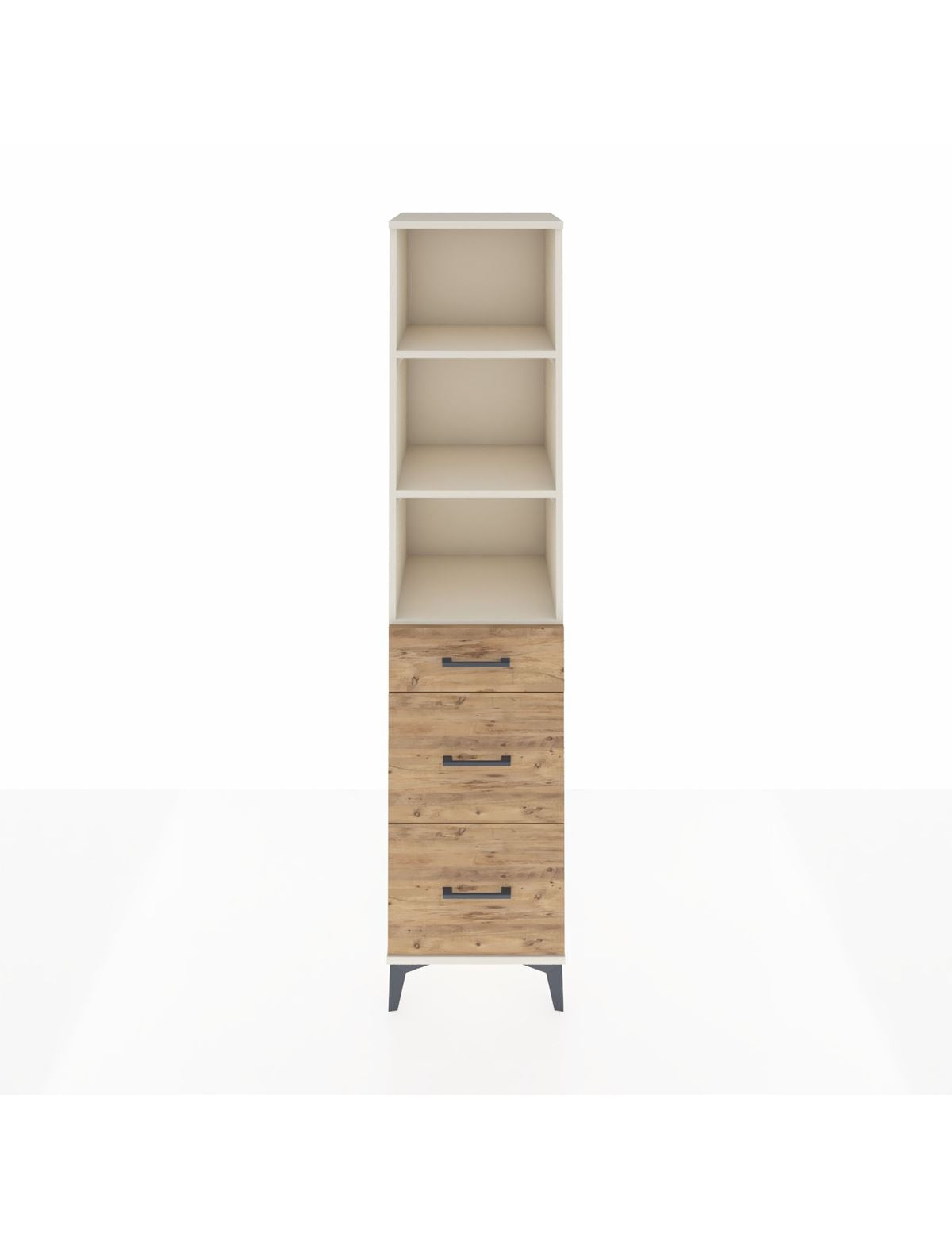 Hyperion Dolap 3 Raflı 3 Çekmeceli 44x44x195 Aytaşı-Çam