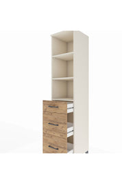 Hyperion Dolap 3 Raflı 3 Çekmeceli 44x44x195 Aytaşı-Çam