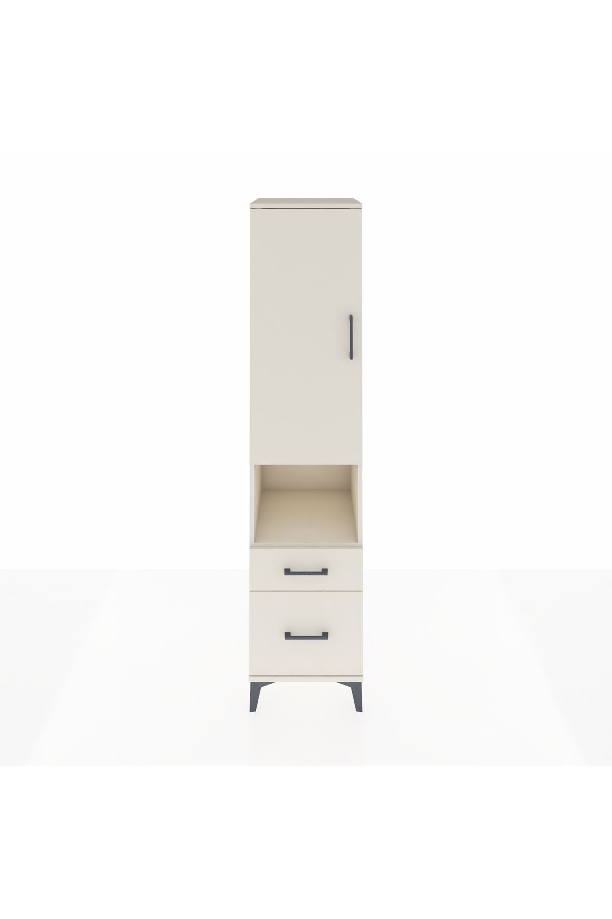 Hyperion Dolap 2 Raflı 2 Çekmeceli Tek Askılı 44x44x195 Aytaşı-Aytaşı