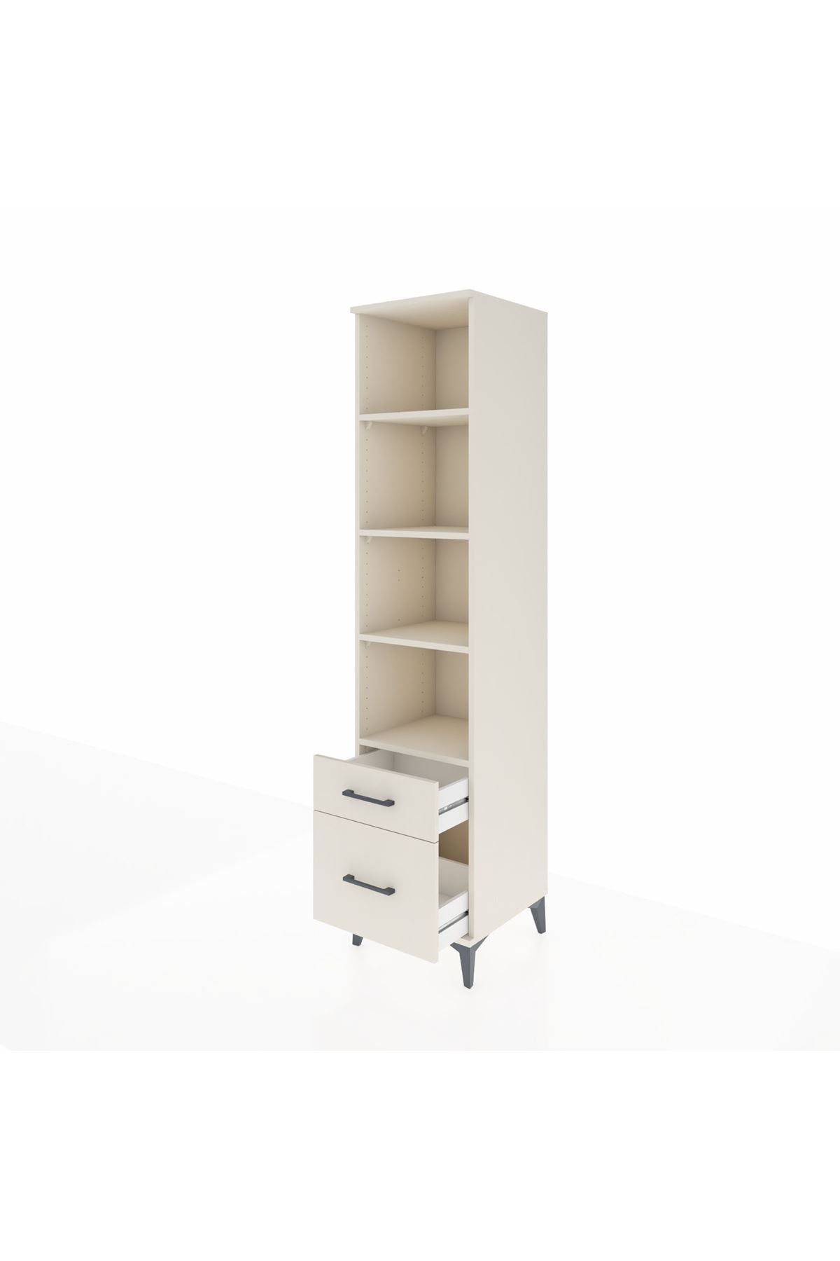 Hyperion Dolap 4 Raflı 2 Çekmeceli 44x44x195 Aytaşı-Aytaşı